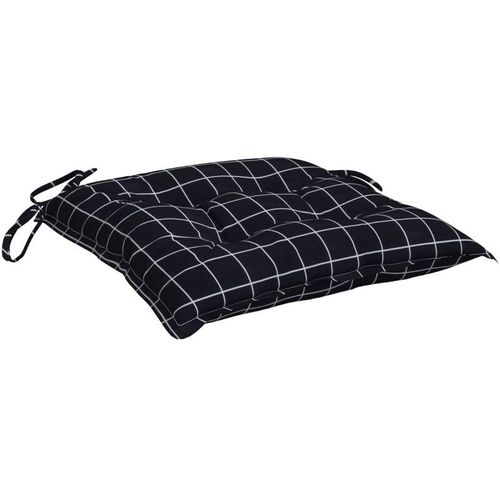 8720845709648 - Bonnevie - Stuhlkissen 6 Stk Schwarz Karomuster 50x50x7 cm Oxford-Gewebe vidaXL415803 8720845709648 - Bonnevie - Stuhlkissen 6 Stk Schwarz Karomuster 50x50x7 cm Oxford-Gewebe vidaXL415803