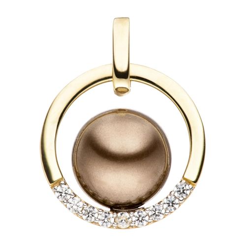 4061861044837 - Perlen-Anhänger JOBO Anhänger mit Perle Schmuckanhänger Gr Gelbgold 333-Perlen goldfarben (gelbgold 333) Damen Anhänger 333 Gold bicolor Synthetische Perle und Zirkonia 4061861044837 - Perlen-Anhänger JOBO Anhänger mit Perle Schmuckanhänger Gr Gelbgold 333-Perlen goldfarben (gelbgold 333) Damen Anhänger 333 Gold bicolor Synthetische Perle und Zirkonia