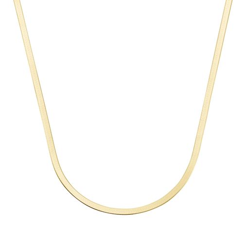 4007810171254 - Goldkette LUIGI MERANO Heringbone-Kette Gold 375 Halsketten Gr 45 cm Gelbgold 375 goldfarben (gold) Damen Goldketten