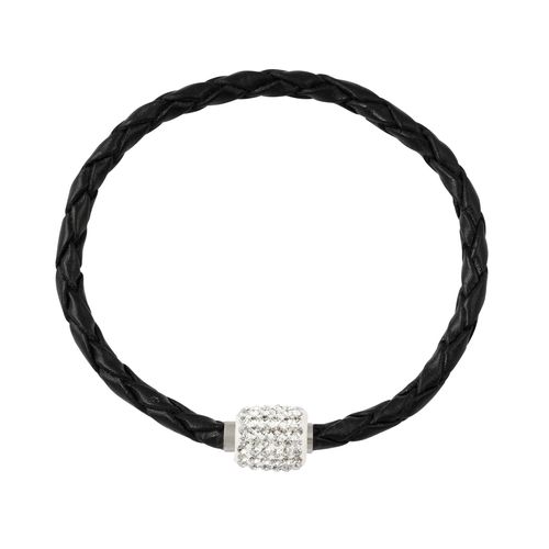9008005112019 - Lederarmband VIVANCE Lederarmband mit Kristallen Armbänder Gr Silber 925 (Sterlingsilber) silberfarben (silber 925) Damen Lederarmbänder 9008005112019 - Lederarmband VIVANCE Lederarmband mit Kristallen Armbänder Gr Silber 925 (Sterlingsilber) silberfarben (silber 925) Damen Lederarmbänder