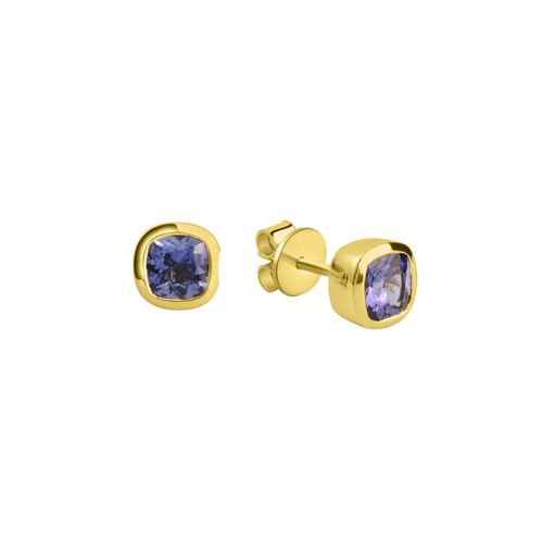 4006046414531 - Paar Ohrstecker VIVANCE 585 - Gelbgold glanz Tansanit Ohrringe Gr ONE-SIZE Gold gelb (gelb blau) Damen Ohrstecker 4006046414531 - Paar Ohrstecker VIVANCE 585 - Gelbgold glanz Tansanit Ohrringe Gr ONE-SIZE Gold gelb (gelb blau) Damen Ohrstecker