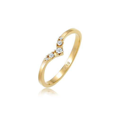 4050878585259 - Verlobungsring ELLI DIAMONDS Verlobungsring V-Form Diamant 007 ct 585 Gelbgold Fingerringe Gr 52 mm 0014 carat ct P1 = bei 10-facher Vergrößerung erkennbare Einschlüsse Gelbgold 585 1 mm goldfarben (gold weiß) Damen Verlobungsringe