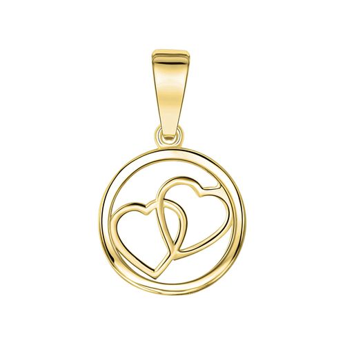 4006046413664 - Ketten-Anhänger VIVANCE 375 - Gelbgold glanz Herz Schmuckanhänger Gr ONE-SIZE Gold 04 g gelb Damen Anhänger