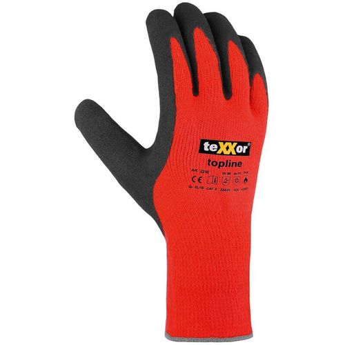 4031301059301 - teXXor® topline Winterhandschuhe POLYACRYL Orange Grau