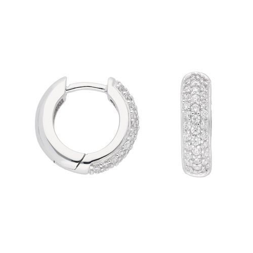 4059468481858 - Paar Ohrhänger ADELIA´S 333 Weißgold Ohrringe Creolen mit Zirkonia Ø 139 mm Gr Damen Weißgold 333 silberfarben (silber) Damen Ohrhänger mit Zirkonia Goldschmuck für 4059468481858 - Paar Ohrhänger ADELIA´S 333 Weißgold Ohrringe Creolen mit Zirkonia Ø 139 mm Gr Damen Weißgold 333 silberfarben (silber) Damen Ohrhänger mit Zirkonia Goldschmuck für