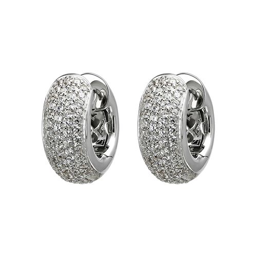 4061861148498 - Paar Creolen JOBO Ohrringe Gr Silber 925 (Sterlingsilber) silberfarben (silber 925 weiß) Damen Creolen 925 Silber mit 146 Zirkonia 4061861148498 - Paar Creolen JOBO Ohrringe Gr Silber 925 (Sterlingsilber) silberfarben (silber 925 weiß) Damen Creolen 925 Silber mit 146 Zirkonia