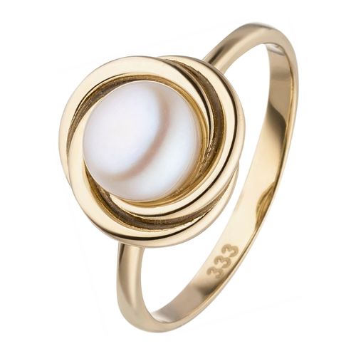 4061861161138 - Perlenring JOBO Fingerringe Gr 50 Gelbgold 333-Perlen goldfarben (gelbgold 333) Damen Fingerringe 333 Gold mit Süßwasser-Zuchtperle 4061861161138 - Perlenring JOBO Fingerringe Gr 50 Gelbgold 333-Perlen goldfarben (gelbgold 333) Damen Fingerringe 333 Gold mit Süßwasser-Zuchtperle
