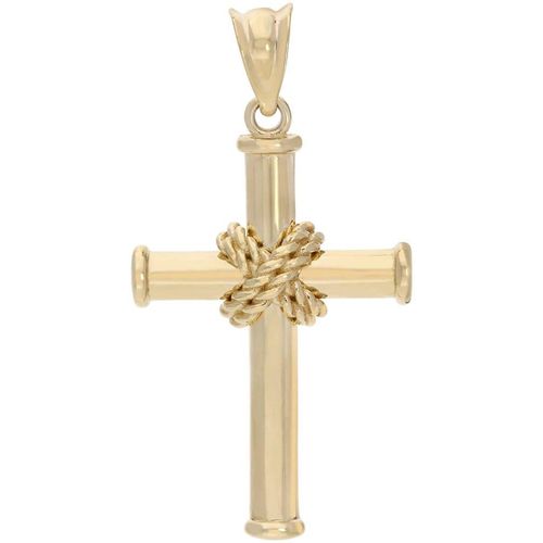 4068222540397 - Ketten-Anhänger FIRETTI Schmuck Geschenk Gold 375 Kreuz Halsschmuck Anhänger Halskette Schmuckanhänger Gr Gelbgold 375 112 g gelb (gelbgoldfarben) Damen Anhänger