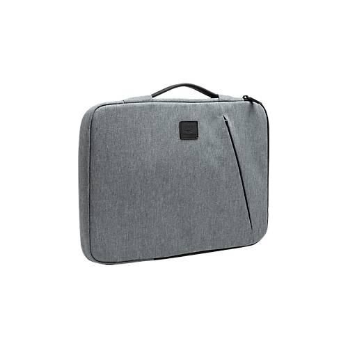 3130630171249 - Laptophülle Business für Laptops 13-14 gepolstert Griff & Reißverschlussfach B 370 x T 25 x H 280 mm Post-Consumer-Polyester grau