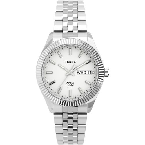 0194366084405 - Quarzuhr TIMEX LEGACY Armbanduhren silberfarben Herren Armbanduhr Herrenuhr Damenuhr unisex Datum Leuchtzeiger 0194366084405 - Quarzuhr TIMEX LEGACY Armbanduhren silberfarben Herren Armbanduhr Herrenuhr Damenuhr unisex Datum Leuchtzeiger