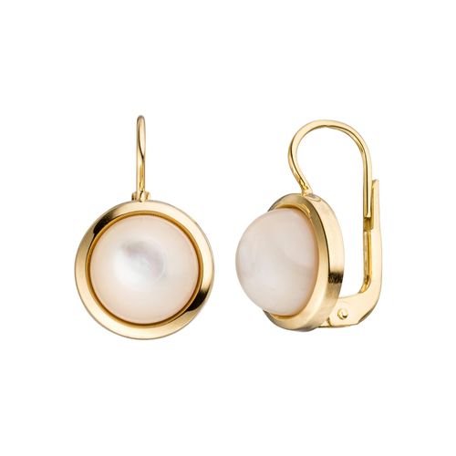 4061861087667 - Paar Ohrhänger JOBO Ohrringe Gr Gelbgold 333 goldfarben (gelbgold 333) Damen Ohrhänger rund 333 Gold mit Perlmutt 4061861087667 - Paar Ohrhänger JOBO Ohrringe Gr Gelbgold 333 goldfarben (gelbgold 333) Damen Ohrhänger rund 333 Gold mit Perlmutt