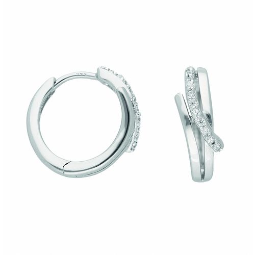 4065633241769 - Paar Creolen ADELIA´S Damen Goldschmuck Ohrringe Gr Damen Weißgold 333 silberfarben (silber) Damen 333 Gold mit Zirkonia Goldschmuck für 4065633241769 - Paar Creolen ADELIA´S Damen Goldschmuck Ohrringe Gr Damen Weißgold 333 silberfarben (silber) Damen 333 Gold mit Zirkonia Goldschmuck für
