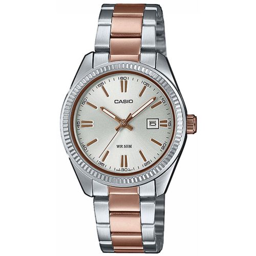 4549526344169 - Quarzuhr CASIO TIMELESS COLLECTION LTP-1302PRG-7AVEF Armbanduhren rosegold (silberfarben roségoldfarben) Damen Armbanduhr Damenuhr analog Datum