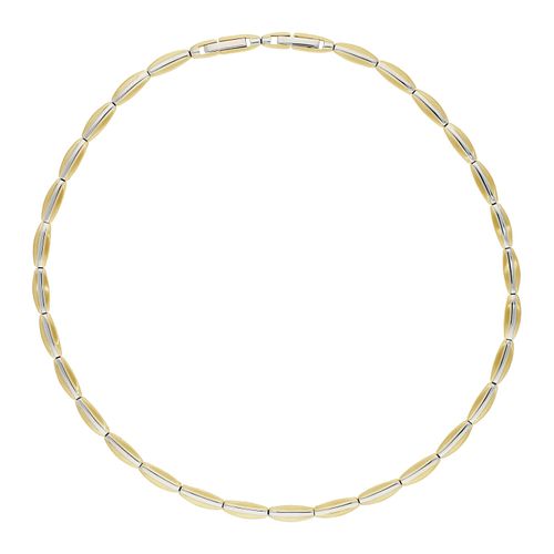 9008005343550 - Collier Halsketten Halsketten Gr Titan silberfarben (silbergoldfarben) Damen