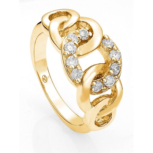 4007810170653 - Fingerring LADY Fingerringe Gr 16 Silber 925 (Sterlingsilber) silberfarben (silber vergoldet 925) Damen 4007810170653 - Fingerring LADY Fingerringe Gr 16 Silber 925 (Sterlingsilber) silberfarben (silber vergoldet 925) Damen