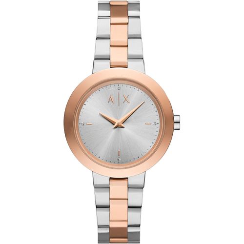 4064092294262 - Quarzuhr ARMANI EXCHANGE Armbanduhren rosegold (silberfarben roségoldfarben) Damen Armbanduhr Damenuhr Edelstahlarmband analog