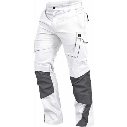 4003457366183 - Bundhose Herren Flex-Line FLEXH24 Gr 58 weiß grau - weiß grau - Leibwächter