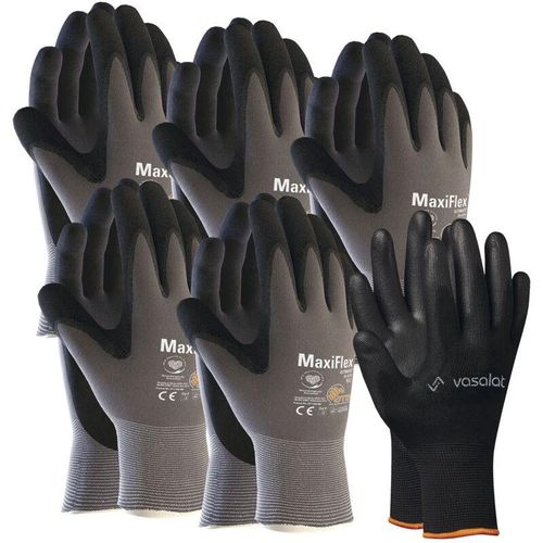 9010582015140 - Vasalat - Maxiflex Handschuhe Gr 11 Ultimate 5 Paar - Arbeitshandschuhe Herren und Damen mit hervorragendem Grip - Montagehandschuhe Nitril