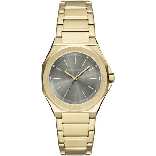 4064092294378 - Quarzuhr ARMANI EXCHANGE AX4607 Armbanduhren goldfarben Damen Armbanduhr Damenuhr Edelstahlarmband analog