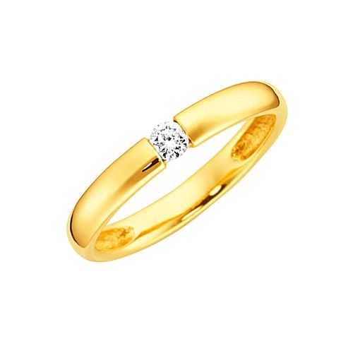 4007810174521 - Fingerring LADY Fingerringe Gr 16 Metall-Gold goldfarben (gelbgold 375) Damen