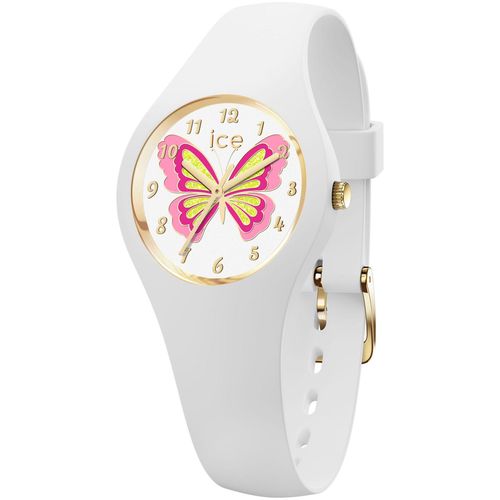 4895173317941 - Quarzuhr ICE-WATCH ICE fantasia - Butterfly Extra small 3H Armbanduhren weiß Kinder Kinderuhren Armbanduhr Kinderuhr Mädchenuhr Schmetterling Schulanfang