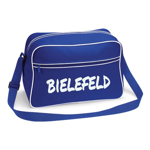 4068859499747 - multifanshop Retrotasche - Bielefeld - Textmarker - Druck weiß - Tasche