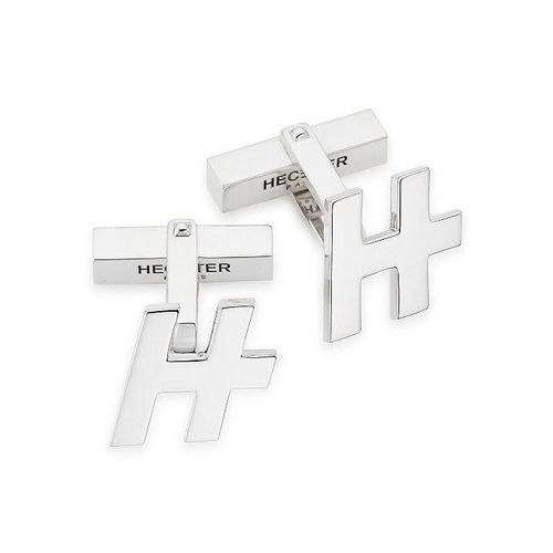 4262379035106 - Manschettenknöpfe Schmuck Geschenk Silber 925 Cufflink Gr Länge 22 mm silberfarben Herren mit Zirkonia (synth)