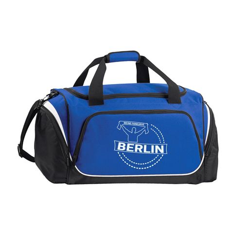 4068859050771 - multifanshop Sporttasche - Berlin blau - Meine Fankurve - Druck weiß - Tasche 4068859050771 - multifanshop Sporttasche - Berlin blau - Meine Fankurve - Druck weiß - Tasche