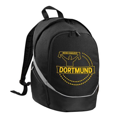 4068859189334 - multifanshop® Rucksack - Dortmund - Meine Fankurve - Druck gelb - Tasche 4068859189334 - multifanshop® Rucksack - Dortmund - Meine Fankurve - Druck gelb - Tasche