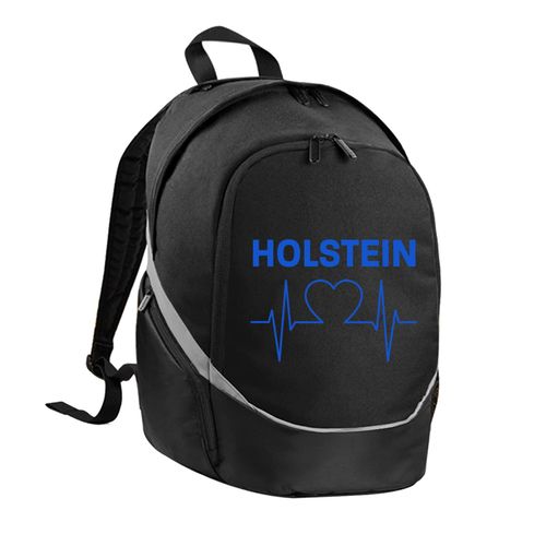4068859404888 - multifanshop Rucksack - Holstein - Herzschlag - Druck blau - Tasche 4068859404888 - multifanshop Rucksack - Holstein - Herzschlag - Druck blau - Tasche