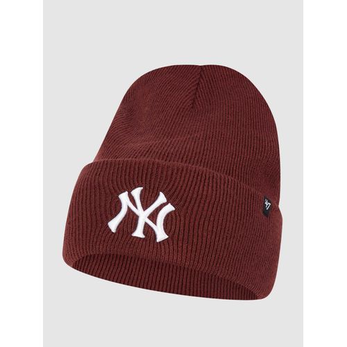 0194165328465 - 47 Brand Beanie NY YANKEES B-HYMKR17ACE-KM Dunkelrot