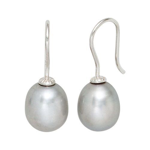 4061861045643 - Perlenohrringe JOBO Ohrringe Gr Silber 925 (Sterlingsilber)-Perlen silberfarben (silber 925) Damen 925 Silber mit Süßwasser-Zuchtperlen 4061861045643 - Perlenohrringe JOBO Ohrringe Gr Silber 925 (Sterlingsilber)-Perlen silberfarben (silber 925) Damen 925 Silber mit Süßwasser-Zuchtperlen