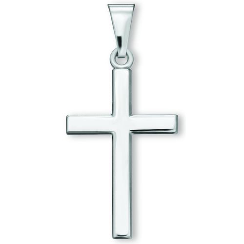 4067551586380 - Kette mit Anhänger Kreuz aus 925 Silber Halsketten Gr Silber 925 (Sterlingsilber) silberfarben (silber) Damen Schmuckset - Set mit verstellbarer Halskette