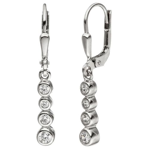 4061861065320 - Paar Ohrhänger JOBO Ohrringe Gr Silber 925 (Sterlingsilber) silberfarben (silber 925) Damen 925 Silber mit Zirkonia 4061861065320 - Paar Ohrhänger JOBO Ohrringe Gr Silber 925 (Sterlingsilber) silberfarben (silber 925) Damen 925 Silber mit Zirkonia