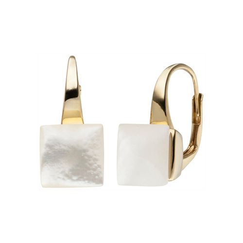 4061861158152 - Paar Ohrhänger JOBO Ohrringe Gr Silber 925 (Sterlingsilber) goldfarben Damen Ohrhänger 925 Silber vergoldet mit Perlmutt-Einlagen 4061861158152 - Paar Ohrhänger JOBO Ohrringe Gr Silber 925 (Sterlingsilber) goldfarben Damen Ohrhänger 925 Silber vergoldet mit Perlmutt-Einlagen