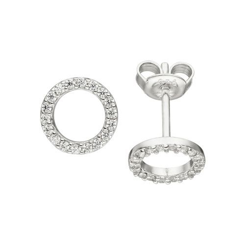 4061861070195 - Paar Ohrstecker JOBO Ohrringe Gr Silber 925 (Sterlingsilber) silberfarben (silber 925) Damen rund 925 Silber mit 36 Zirkonia 4061861070195 - Paar Ohrstecker JOBO Ohrringe Gr Silber 925 (Sterlingsilber) silberfarben (silber 925) Damen rund 925 Silber mit 36 Zirkonia