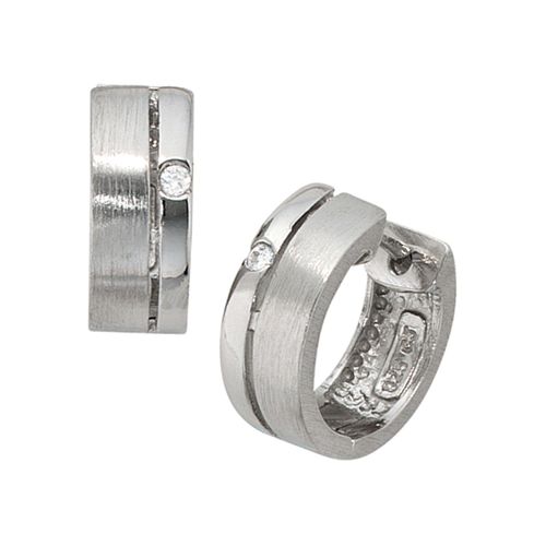 4061861067836 - Paar Creolen JOBO Ohrringe Gr Silber 925 (Sterlingsilber) silberfarben (silber 925) Damen rund 925 Silber mit Zirkonia 4061861067836 - Paar Creolen JOBO Ohrringe Gr Silber 925 (Sterlingsilber) silberfarben (silber 925) Damen rund 925 Silber mit Zirkonia