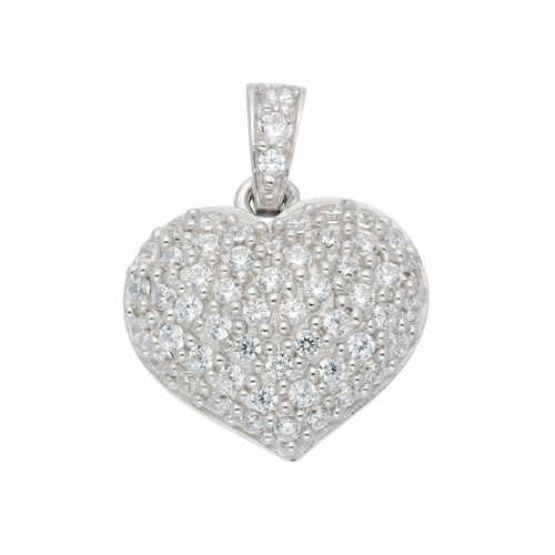 4065633588734 - Ketten-Anhänger ADELIA´S 925 Silber Anhänger mit Zirkonia Schmuckanhänger Gr mit Zirkonia Silber 925 (Sterlingsilber) silberfarben (silber) Damen 925 Sterling Silber mit Zirkonia Silberschmuck für