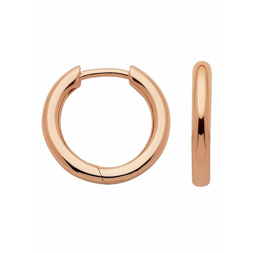 4065633616413 - Paar Ohrhänger ADELIA´S 1 925 Silber Ohrringe   Creolen Ø 17 mm Gr Damen Silber 925 (Sterlingsilber) rosa (rose) Damen 925 Sterling Silber Silberschmuck für