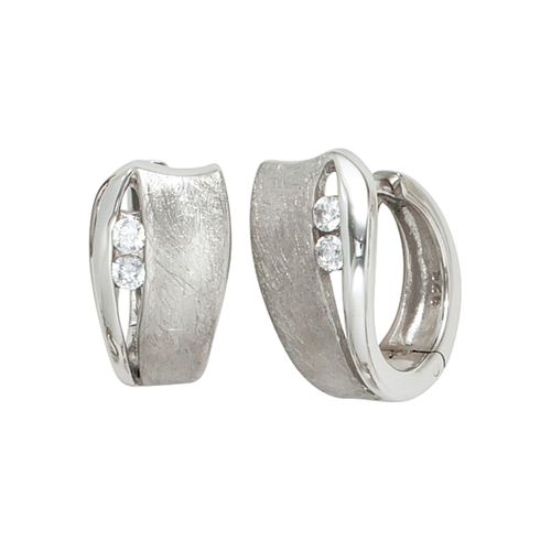 4061861097031 - Paar Creolen JOBO Ohrringe Gr Silber 925 (Sterlingsilber) silberfarben (silber 925) Damen Creolen 925 Silber mit Zirkonia 4061861097031 - Paar Creolen JOBO Ohrringe Gr Silber 925 (Sterlingsilber) silberfarben (silber 925) Damen Creolen 925 Silber mit Zirkonia