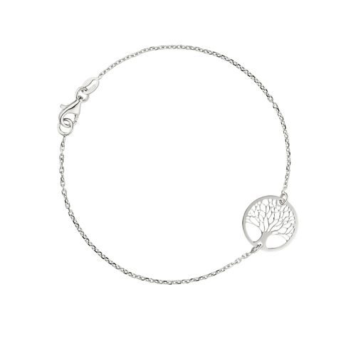 4061861168618 - Silberarmband JOBO Armband Lebensbaum Armbänder Gr Silber 925 (Sterlingsilber) silberfarben (silber 925) Damen 925 Silber 19 cm 4061861168618 - Silberarmband JOBO Armband Lebensbaum Armbänder Gr Silber 925 (Sterlingsilber) silberfarben (silber 925) Damen 925 Silber 19 cm