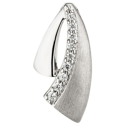 4061861116589 - Ketten-Anhänger JOBO Anhänger mit 9 Zirkonia Schmuckanhänger Gr Silber 925 (Sterlingsilber) silberfarben (silber 925) Damen 925 Silber 4061861116589 - Ketten-Anhänger JOBO Anhänger mit 9 Zirkonia Schmuckanhänger Gr Silber 925 (Sterlingsilber) silberfarben (silber 925) Damen 925 Silber