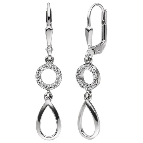 4061861067232 - Paar Ohrhänger JOBO Ohrringe Gr Silber 925 (Sterlingsilber) silberfarben (silber 925) Damen Ohrhänger 925 Silber mit Zirkonia 4061861067232 - Paar Ohrhänger JOBO Ohrringe Gr Silber 925 (Sterlingsilber) silberfarben (silber 925) Damen Ohrhänger 925 Silber mit Zirkonia