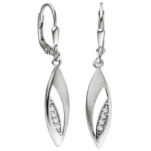 4061861172011 - Paar Ohrhänger JOBO Ohrringe mit 8 Zirkonia Ohrringe Gr Silber 925 (Sterlingsilber) silberfarben (silber 925) Damen 925 Silber