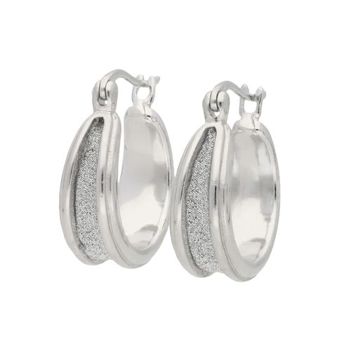 9008005238320 - Paar Creolen VIVANCE glitter style Ohrringe Gr Silber 925 (Sterlingsilber) silberfarben (silber 925) Damen Creolen 9008005238320 - Paar Creolen VIVANCE glitter style Ohrringe Gr Silber 925 (Sterlingsilber) silberfarben (silber 925) Damen Creolen