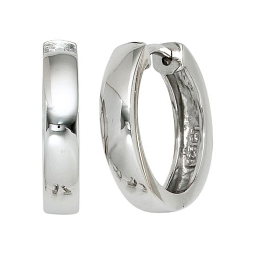 4061861070713 - Paar Creolen JOBO Ohrringe Gr Silber 925 (Sterlingsilber) silberfarben (silber 925) Damen Creolen rund 925 Silber