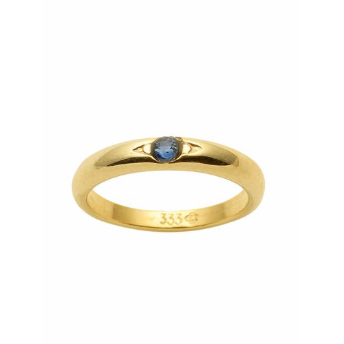 4065633586365 - Ketten-Anhänger ADELIA´S 333 Gold Anhänger Taufring mit Safir Ø 101 mm Schmuckanhänger Gr Gelbgold 333 blau Damen 333 Gold mit Safir Goldschmuck für