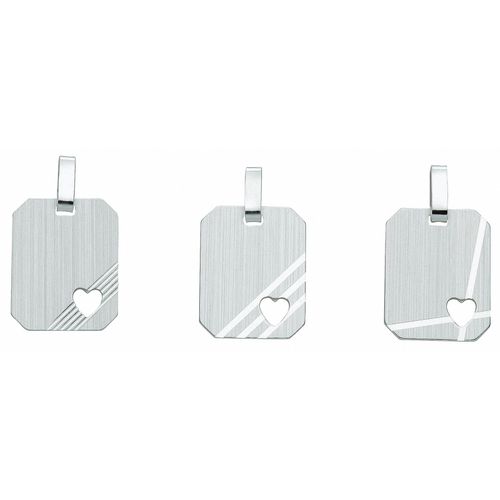 4067551011837 - Kette ohne Anhänger ADELIA´S 925 Silber Gravurplatte Anhänger Halsketten Gr Silber 925 (Sterlingsilber) silberfarben (silber) Damen Schmuckset - Set mit Halskette