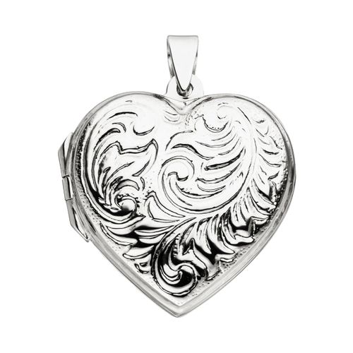 4061861130196 - Medallion-Anhänger JOBO Anhänger Medaillon Herz Schmuckanhänger Gr Silber 925 (Sterlingsilber) silberfarben (silber 925) Damen Anhänger 925 Silber 4061861130196 - Medallion-Anhänger JOBO Anhänger Medaillon Herz Schmuckanhänger Gr Silber 925 (Sterlingsilber) silberfarben (silber 925) Damen Anhänger 925 Silber