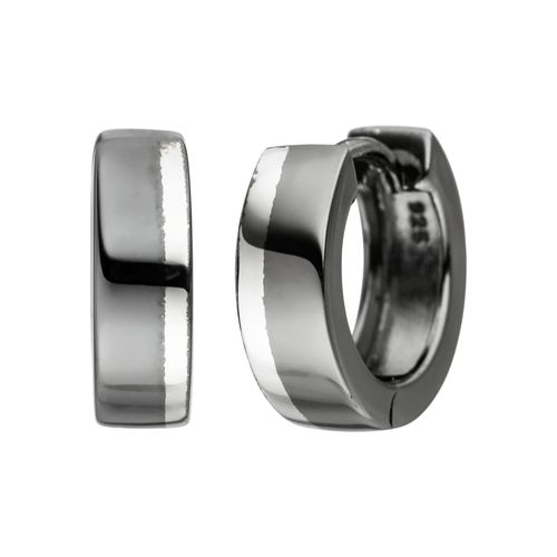 4061861077637 - Paar Creolen JOBO Ohrringe Gr Silber 925 (Sterlingsilber) silberfarben (silber 925) Damen 925 Silber schwarz bicolor 4061861077637 - Paar Creolen JOBO Ohrringe Gr Silber 925 (Sterlingsilber) silberfarben (silber 925) Damen 925 Silber schwarz bicolor